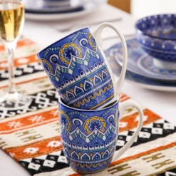 Vancasso Tafelservice Porzellan, Mandala 16 Teiliges Essgeschirr Kombiservice, Handbemaltes Geschirrset Für 4 Personen, Böhmischer Stil 20 Vancasso Tafelservice Porzellan, Mandala 16 Teiliges Essgeschirr Kombiservice, Handbemaltes Geschirrset Für 4 Personen, Böhmischer Stil -Küchenwaren Geschäft 34a65c5387668ed2459e53c345012391