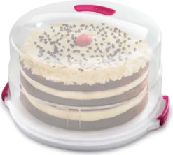 Metaltex Tortenbehälter ø36cm Höhenvers, Transparent/rot/weiß 24 Metaltex Tortenbehälter ø36cm Höhenvers, Transparent/rot/weiß -Küchenwaren Geschäft 35d1582657653130d2e4c7bb567f08e5