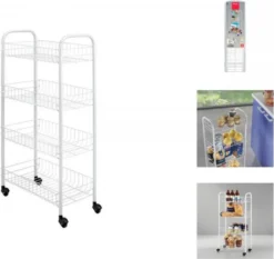 Metaltex Servierwagen Mit 4 Körben Pisa Weiß 30 Metaltex Servierwagen Mit 4 Körben Pisa Weiß -Küchenwaren Geschäft 37d6d6fd9fb419f33c8e9ac51facd637