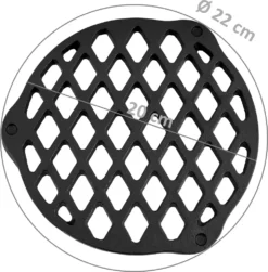 BBQ-Toro Gusseisen Stapelrost Ø 22 Cm | Einsatz Für 4.5 QT Dutch Oven 9 BBQ-Toro Gusseisen Stapelrost Ø 22 Cm | Einsatz Für 4.5 QT Dutch Oven -Küchenwaren Geschäft 3851557635e4c60390a5a374bc569284