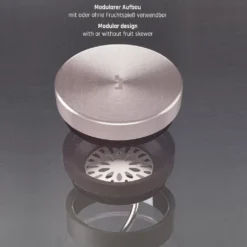 2er Set Glaskaraffen Mit Deckel - BODDELS SUND Wasserkaraffe Mit Fruchtspieß Und Filter 1,1L Anthrazit -Küchenwaren Geschäft 3ca6a3f6b99718a150f548eb44e153a8