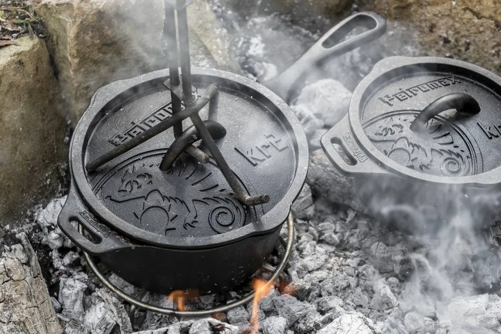 Petromax Kasserolle KR2 - Gusseisen - Feuertopf - Mit Deckel - 2 Liter Fassung - Mit Stiel 21 Petromax Kasserolle KR2 - Gusseisen - Feuertopf - Mit Deckel - 2 Liter Fassung - Mit Stiel – Bild 19