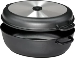 Universalbräter 7,5 L Alu-Gussbräter Multi-Grill-Bräter Deckel = Auflaufform -Küchenwaren Geschäft 3da19fc87def379e69849a69bb99f704