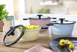 Mulex 6tlg. Topfset 'HAPPINESS' -Küchenwaren Geschäft 4017277ec1946e55b738162e65a498da