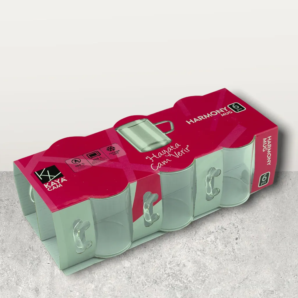 Kayacam Harmony Teegläser Teeglas Kaffeegläser Kaffeeglas Mit Henkel 6 Gläser 250ml K141 7 Kayacam Harmony Teegläser Teeglas Kaffeegläser Kaffeeglas Mit Henkel 6 Gläser 250ml K141 – Bild 5