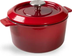 Woll Iron Kochtopf Gusseisen 20 Cm Rot -Küchenwaren Geschäft 432775a57ddbf1ab4c76f75533c1eee5