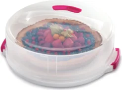 Metaltex Tortenbehälter ø36cm Höhenvers, Transparent/rot/weiß 37 Metaltex Tortenbehälter ø36cm Höhenvers, Transparent/rot/weiß -Küchenwaren Geschäft 437dffb727058b720212b7cef88b280e