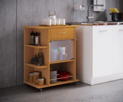 VCM Holz Küchenwagen Servierwagen Rollwagen Ablage Rollbar Rollen Schublade Pocis Buche -Küchenwaren Geschäft 445c25aad0a8eaf507578ad36d14900b