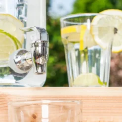 Getränkespender Mit Kühleinsatz Wasserspender Fruchteinsatz Mit Zapfhahn 3,5 L -Küchenwaren Geschäft 44c0f57fb53a034ad501a0a631828d3d