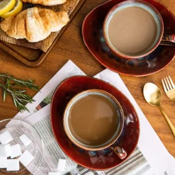 Vancasso Kaffeeservice »STARRY« 8-tlg Steinzeug Kaffeeset Mit Kaffeetasse, Untertasse -Küchenwaren Geschäft 45b2489dfce232c8f7911f1dcdc36e49