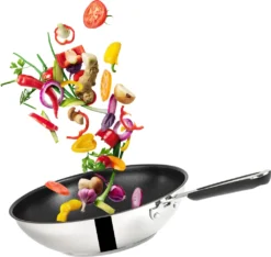 Tefal E76 Jamie Oliver Pfannenset Induktion 6 TLG Set 12,- Hohe Wokpfanne Mit Deckel 28cm, Pfanne 28 Cm + 24cm, Edelstahl 18/10 Rostfrei, Spülmaschinenfest, Antihaft-beschichtet -Küchenwaren Geschäft 46e90739fd476141bd9ea7e87d1b3dff