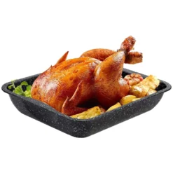 NAVA Backblech / Tiefbackblech Mit Granitbeschichtung NATURE Zum Backen Von Fleisch Kuchen 39,5x33,5x7 Cm 6,5l -Küchenwaren Geschäft 489733a16369914de78498f058d089aa