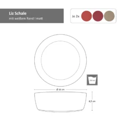 Liz 18tlg Frühstücksset Für 6 Steingut Sand Rot Terracotta Schale Teller Becher 13 Liz 18tlg Frühstücksset Für 6 Steingut Sand Rot Terracotta Schale Teller Becher -Küchenwaren Geschäft 4d62b77fca55bb5cd7bed95bddb5ce1f