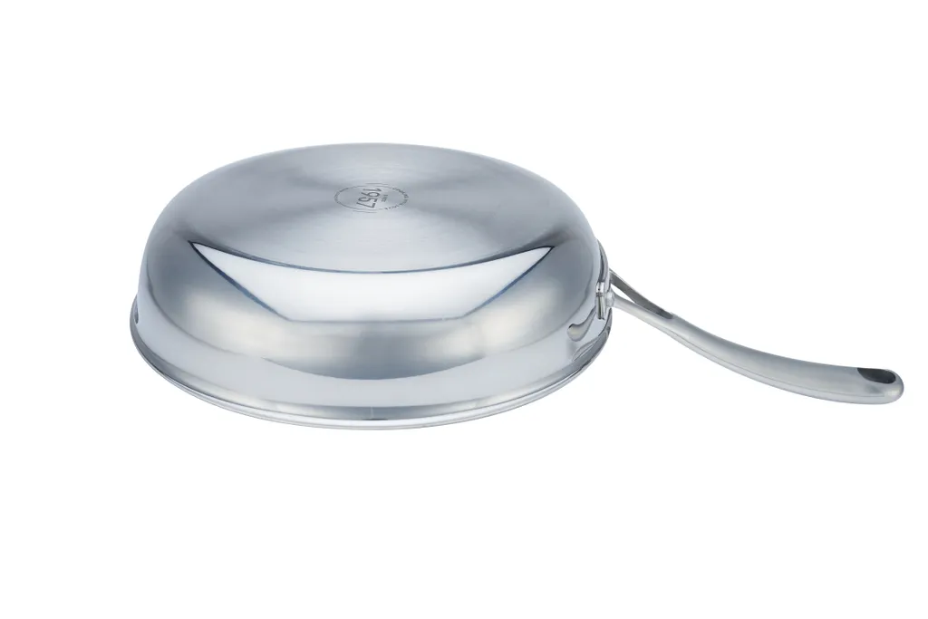 Remoska Edelstahl Pfanne Quanta - 28cm, Induktionsgeeignet, Brat- & Universalpfannen Mit Edelstahl Griff 5 Remoska Edelstahl Pfanne Quanta - 28cm, Induktionsgeeignet, Brat- & Universalpfannen Mit Edelstahl Griff – Bild 3