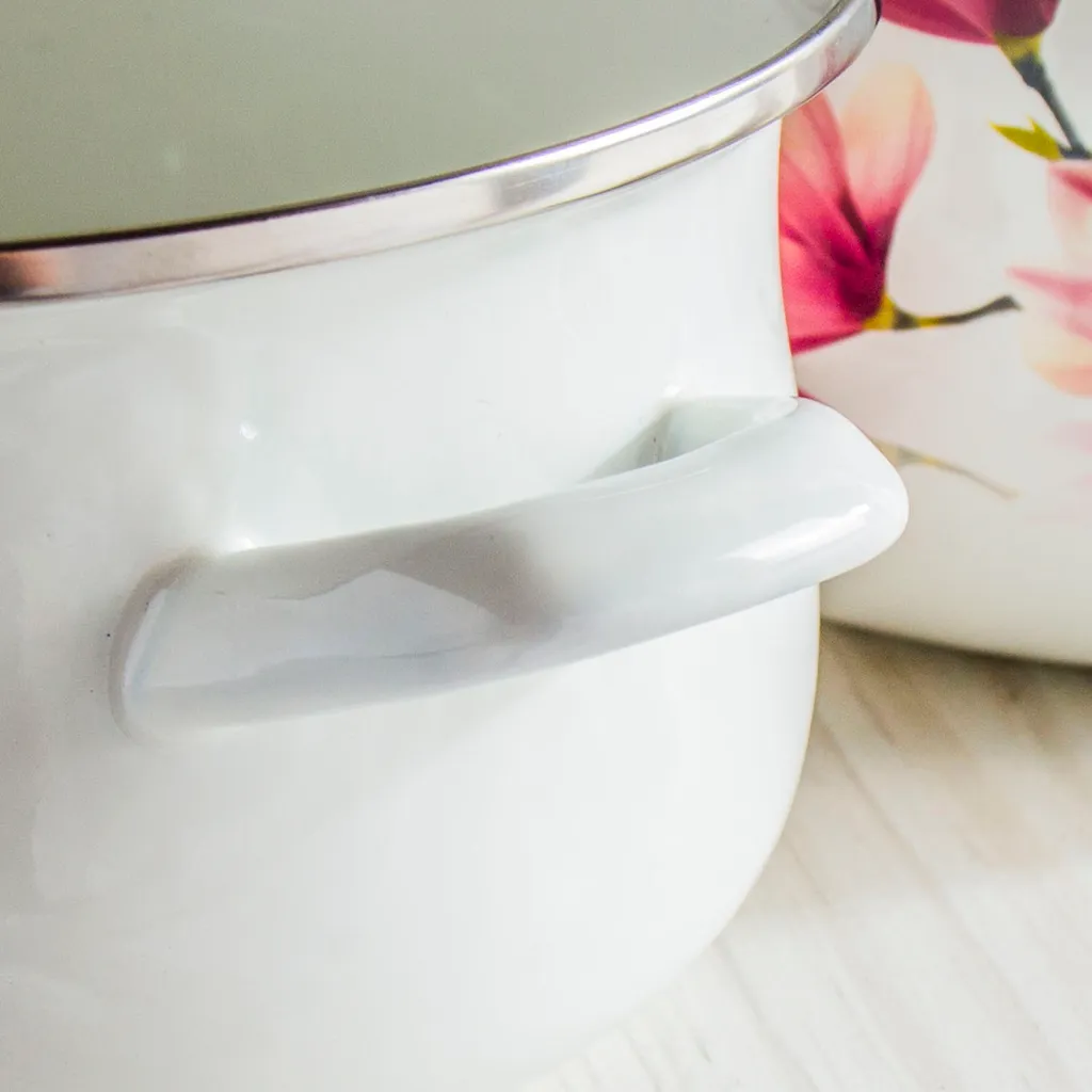 8 Tlg TOPFSET Kochtopfset Töpfe Induktionstöpfe Induktion Emaille Mit Glasdeckel 6 8 Tlg TOPFSET Kochtopfset Töpfe Induktionstöpfe Induktion Emaille Mit Glasdeckel – Bild 4