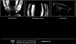 KROSNO Elite Whiskygläser, 6er-Set, 300 Ml -Küchenwaren Geschäft 5152f7d84958a700b8b732737c854344