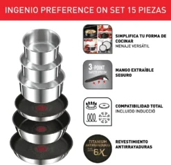 Tefal Topfset INGENIO Emotion Kochgeschirr, 22 Tlg, Topfset & Pfannenset, Wok, Pfanne , Edelstahl 18/10, Töpfe Und Pfannen Set, Kochtopf Kochtöpfe Für Induktionsherd Geeignet, Mit Deckel Abnehmbarer Griff 11 Tefal Topfset INGENIO Emotion Kochgeschirr, 22 Tlg, Topfset & Pfannenset, Wok, Pfanne , Edelstahl 18/10, Töpfe Und Pfannen Set, Kochtopf Kochtöpfe Für Induktionsherd Geeignet, Mit Deckel Abnehmbarer Griff -Küchenwaren Geschäft 51ab326c2a243b1a546da18b7361c1d5