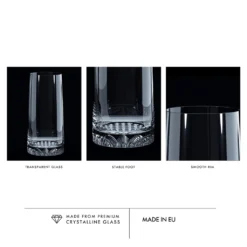 KROSNO Fjord Longdrinkgläser, 6er-Set, 350 Ml -Küchenwaren Geschäft 5336e8c1669daa110f75e1173f54f53b