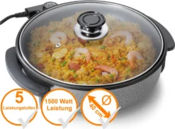 Tristar Multifunktionspfanne PZ-2964 1500 W 40 Cm 34 Tristar Multifunktionspfanne PZ-2964 1500 W 40 Cm -Küchenwaren Geschäft 542bbe6539068914e9213662ec2355ed