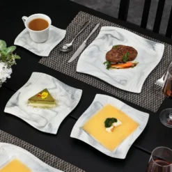 MALACASA, AMPARO 30 Tlg. Marmor Porzellan Geschirrset Kombiservice Tafelservice Mit Kaffeetassen, Unterteller, Dessertteller, Suppenteller, Speiseteller Für 6 Personen 12 MALACASA, AMPARO 30 Tlg. Marmor Porzellan Geschirrset Kombiservice Tafelservice Mit Kaffeetassen, Unterteller, Dessertteller, Suppenteller, Speiseteller Für 6 Personen -Küchenwaren Geschäft 543e2d8fe45e85750b1c8b7258f5d397