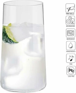 KROSNO Avant-Garde Longdrinkgläser, Set Von 6, 540 Ml -Küchenwaren Geschäft 56983246c2ec80ac203ff478a52beaea