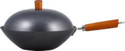 Ken Home Wokpfanne Kohlenstoffstahl Mit Holzgriff Set Mit Praktischer Antihaftbeschichtung Schwarz-braun One Size 11 Ken Home Wokpfanne Kohlenstoffstahl Mit Holzgriff Set Mit Praktischer Antihaftbeschichtung Schwarz-braun One Size -Küchenwaren Geschäft 575b48c3b00a15710f23b35f4ec02fac