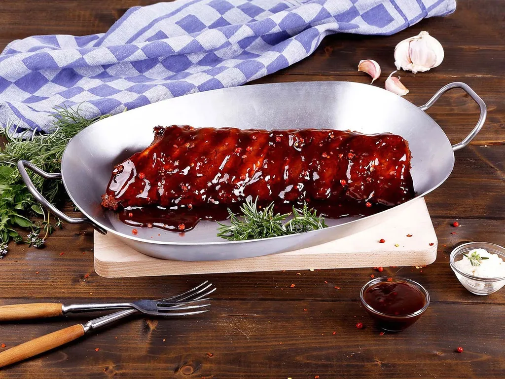 CHG Ovale Eisenpfanne Mit 2 Griffen Aus Eisen 4 CHG Ovale Eisenpfanne Mit 2 Griffen Aus Eisen – Bild 2