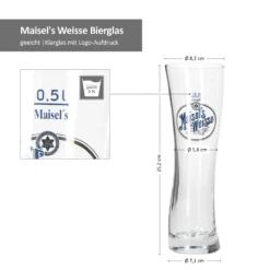 Van Well 6x Maisel’s Weisse Weizenbiergläser 0,5L Geeicht Hefe Weißbierglas Beer -Küchenwaren Geschäft 57c67558a47be19bc3486d5fcee54d18