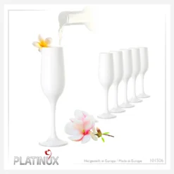 Weiße Sektgläser Set 6 Teilig Champagnergläser 160ml (max. 200ml) Aus Glas -Küchenwaren Geschäft 5d458afdaaa27f2547f4a92e2f97b69d