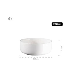 Mäser 931617 Kombiservice Finaro Für 4 Personen, Porzellan, Weiß (1 Set, 16-teilig) -Küchenwaren Geschäft 5e49859f3b6a81eeb6eda800245b213f