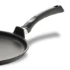 Berndes Crepe Pan, Non-stick, Flat Rim, 28 Cm, Black