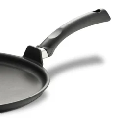 Berndes Crepe Pan, Non-stick, Flat Rim, 28 Cm, Black