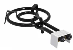 VAELLO Paella Gasbrenner 50cm, Zweiflammig, Welcher Gasanschluß ?:Deutsch (DE / AT) -Küchenwaren Geschäft 601a8ae18d5878f063742685d43e47f1