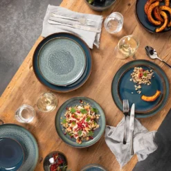 Like. By Villeroy & Boch Tafelset Crafted Breeze Blau,braun -Küchenwaren Geschäft 608b773130097edaa99c33f4086faaf6