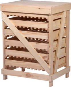 Vorratsregal Aus Holz Mit Herausziehbaren Schubladen -Küchenwaren Geschäft 60bca776b51f0a388ac012132aa3cc74