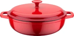 GSW Shadow Schmortopf Mit Deckel 30cm Rot