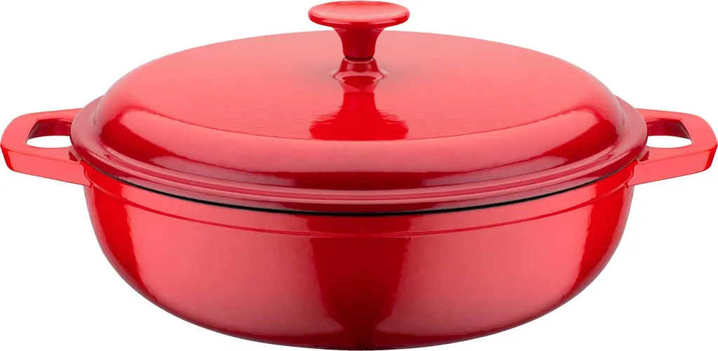 GSW Shadow Schmortopf Mit Deckel 30cm Rot 3 GSW Shadow Schmortopf Mit Deckel 30cm Rot