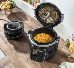 Krups Cook4Me Extra Crisp-Deckel AJ1508 | Timer | 4 Automatische Funktionen | Extra Knusprig | Schwarz -Küchenwaren Geschäft 61d9ba3c5a893b8bfd5f6f8e4e6abe68