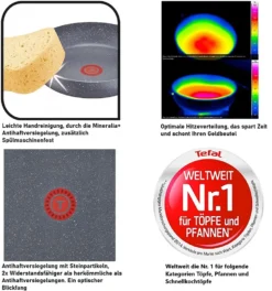 Tefal G13411 Cook Healthy Pfannenset Induktion 6 Tlg, Hohe Wokpfanne Mit Deckel 28cm, Pfanne 30 Cm + 24cm, Alle Herdarten, Spülmaschinenfest, Antihaft-beschichtet, Wok & Bratpfanne Set 13 Tefal G13411 Cook Healthy Pfannenset Induktion 6 Tlg, Hohe Wokpfanne Mit Deckel 28cm, Pfanne 30 Cm + 24cm, Alle Herdarten, Spülmaschinenfest, Antihaft-beschichtet, Wok & Bratpfanne Set -Küchenwaren Geschäft 6268b796607e2b705d1a2efd8caedcfb