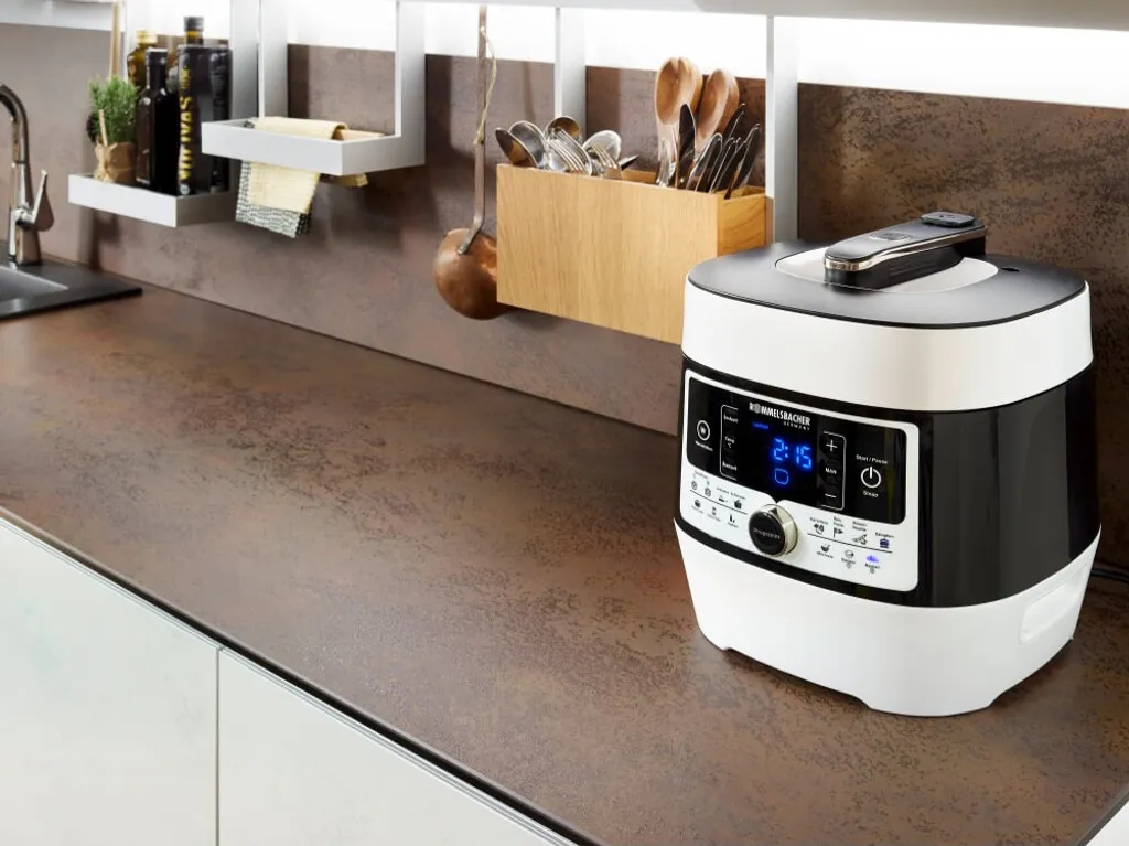 Elektrischer Dampfdruck- & Multikocher MD 1000 MeinHans, 14 Automatik-Kochprogramme, Temperaturbereich Von 40 °C-170 °C, Dampfdruck-Kochen, Backen, Braten, Slow-Cooking, Sous Vide Und Mehr 5 Elektrischer Dampfdruck- & Multikocher MD 1000 MeinHans, 14 Automatik-Kochprogramme, Temperaturbereich Von 40 °C-170 °C, Dampfdruck-Kochen, Backen, Braten, Slow-Cooking, Sous Vide Und Mehr – Bild 3