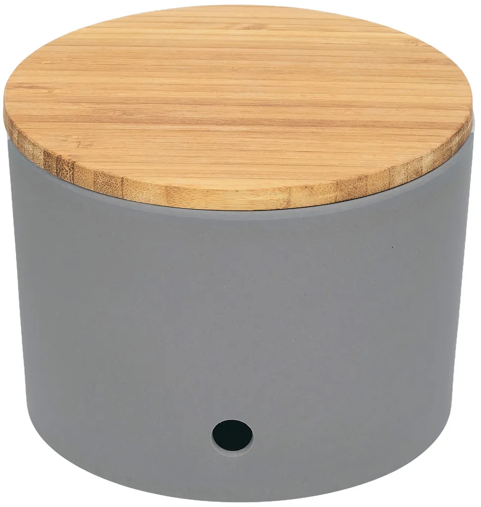 LS-LebenStil Natur Design Holz Kartoffeltopf 23x20cm Mad E In Germany Grau Silber 5 LS-LebenStil Natur Design Holz Kartoffeltopf 23x20cm Mad E In Germany Grau Silber – Bild 3