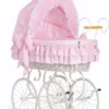 Stubenwagen Set Mit Ausstattung Rosa Für Mädchen Nostalgiestubenwagen Komplett KleinBaby -Küchenwaren Geschäft 6727f6d742a11319b3209487060c3209