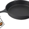 Jim Beam Gusseisen Pfanne - Grillpfanne Bratpfanne Induktion - Steakpfanne Für Herd Grill - 26 Cm Rund -Küchenwaren Geschäft 6a35ee16dfd54566e927e33904d6ff56