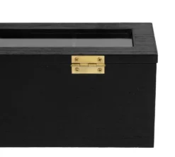 Theedoos Zwart 6-Vaks -Küchenwaren Geschäft 6b31cf7baf90e92bb5f61bc481b11e76