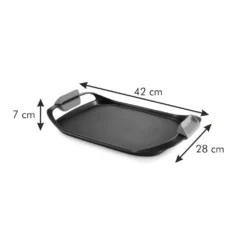 TESCOMA Grillplatte 42 X 28 Cm Induktion Grillrost Antihaftbeschichtet Aluminium -Küchenwaren Geschäft 6db85036f4f6893349a608a9477a0e9d