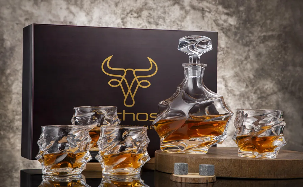 Echos Whiskyset | Whiskygläser | 7-Teiliges Whiskeyset | Geschenkset 3 Echos Whiskyset | Whiskygläser | 7-Teiliges Whiskeyset | Geschenkset