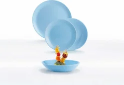 Tafelservice Diwali Light Blue Hellblau 18-teilig LUMINARC Hartglasgeschirr Geschirrset Tafelset Essservice Geschirr -Küchenwaren Geschäft 6ecc2d9350c8a62673d5402e0bbf91b4