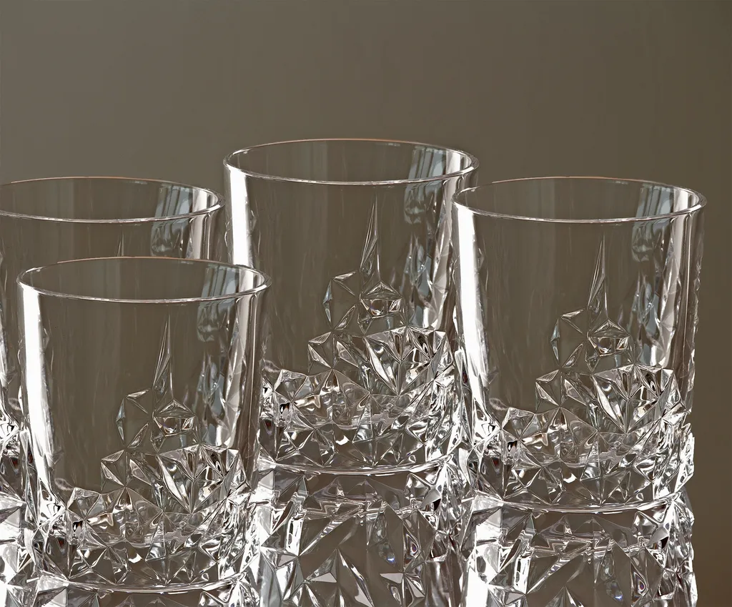 Nachtmann Whiskybecher Sculpture 365ml, Klar (4er Pack) 13 Nachtmann Whiskybecher Sculpture 365ml, Klar (4er Pack) – Bild 11