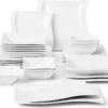 MALACASA, Serie Flora, 26 Tlg. Cremeweiß Porzellan Geschirrset Kombiservice Tafelservice Mit 6 Schalen, 6 Dessertteller, 6 Suppenteller, 6 Speiseteller Und 2 Rechteckigen Platten 2 MALACASA, Serie Flora, 26 Tlg. Cremeweiß Porzellan Geschirrset Kombiservice Tafelservice Mit 6 Schalen, 6 Dessertteller, 6 Suppenteller, 6 Speiseteller Und 2 Rechteckigen Platten -Küchenwaren Geschäft 728fcad0cfc0b133574b1288260720c7