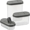 Plast Team Trockenvorratsdosen-Set Margerit 3er Set Grau -Küchenwaren Geschäft 7305c72936a90d8407a6cb7927ae5f81